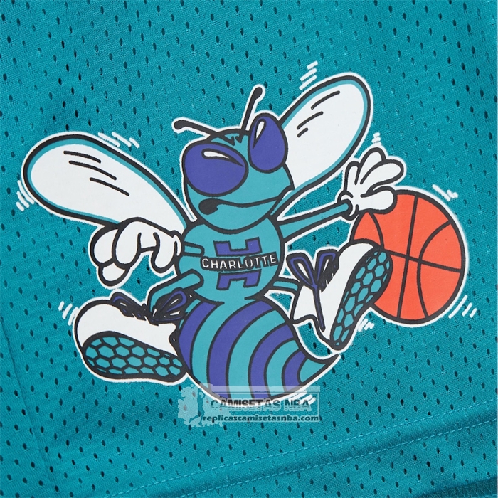 Pantalone Charlotte Hornets Mitchell & Ness Hardwood Classics Verde